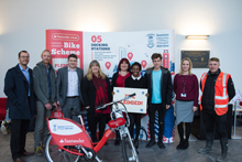 Julie James AM and crowdfunding team 